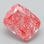 2.08 Ct. Fancy Vivid Pink Cushion Lab Grown Diamond
