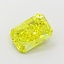 1.25 Ct. Fancy Vivid Yellow Radiant Lab Grown Diamond