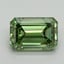 5.05 Ct. Fancy Vivid Pacific Green Emerald Lab Grown Diamond