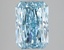 3.08 Ct. Fancy Intense Blue Radiant Lab Grown Diamond