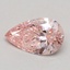 0.53 Ct. Fancy Intense Pink Pear Lab Grown Diamond