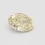 0.43 Ct. Fancy Light Yellow Oval Lab Grown Diamond