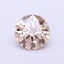 1.10 Ct. Light Brown Round Lab Grown Diamond