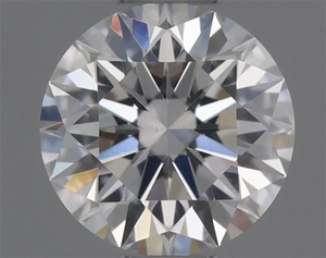 Round diamond — real photo