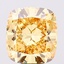 10.03 Ct. Fancy Intense Yellow Cushion Lab Grown Diamond
