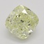 1.10 Ct. Fancy Light Yellow Cushion Diamond