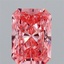 2.10 Ct. Fancy Vivid Pink Radiant Lab Grown Diamond