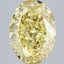 5.01 Ct. Fancy Intense Yellow Oval Lab Grown Diamond