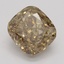 1.50 Ct. Fancy Yellow-Brown Cushion Diamond