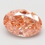 8.08 Ct. Fancy Vivid Pink Oval Lab Grown Diamond