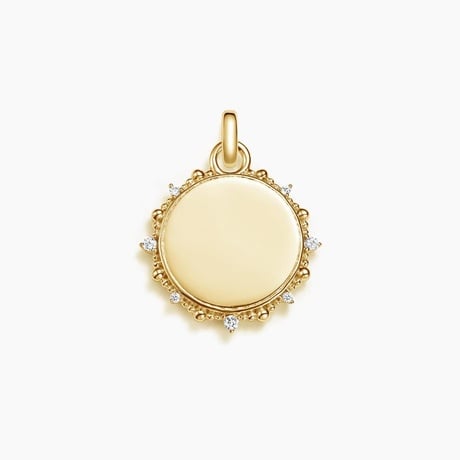 Engravable Diamond Sunlight Charm