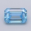 2.04 Ct. Fancy Vivid  Blue Emerald Lab Grown Diamond