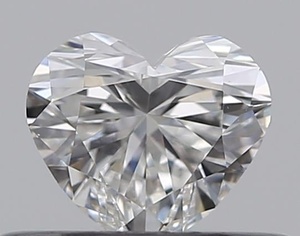 Heart diamond — real photo