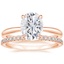 14KR Moissanite Freesia Ring with Sia Diamond Open Ring, smalltop view