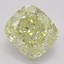 3.05 Ct. Fancy Light Yellow Cushion Diamond