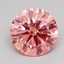 0.87 Ct. Fancy Vivid  Pink Round Lab Grown Diamond