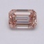 1.11 Ct. Fancy Pink Emerald Lab Grown Diamond