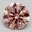 3.04 Ct. Fancy Intense Pink Round Lab Grown Diamond