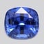 8.2x7.4mm  Blue  Cushion   Sapphire