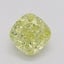 0.50 Ct. Fancy Intense Yellow Cushion Diamond