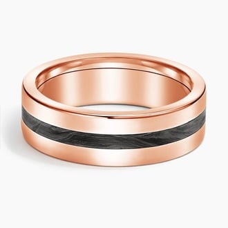 Boulevard 7mm Wedding Ring in 14K Rose Gold