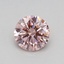 0.36 Ct. Fancy Pink Round Lab Grown Diamond