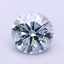 2.05 Ct. Fancy Blue Round Lab Grown Diamond