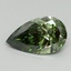 4.04 Ct. Fancy Vivid Green Pear Lab Grown Diamond