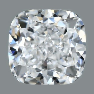 Cushion diamond — real photo