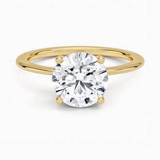 Aimee Hidden Halo Diamond Ring