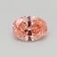 0.39 Ct. Fancy Intense Pink Oval Lab Grown Diamond