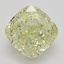 1.91 Ct. Fancy Light Yellow Cushion Diamond