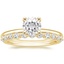 18K Yellow Gold Sydney Perfect Fit Diamond Ring with Marseille Diamond Ring (1/3 ct. tw.)