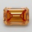 2.10 Ct. Fancy Light  Brown Emerald Lab Grown Diamond