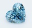 2.84 Ct. Fancy Vivid  Blue Heart Lab Grown Diamond