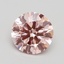 1.70 Ct. Fancy Intense Pink Round Lab Grown Diamond