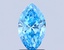 1.51 Ct. Fancy Vivid Blue Marquise Lab Grown Diamond
