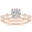 14K Rose Gold Aimee Diamond Bridal Set