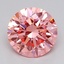 1.01 Ct. Fancy Pink Round Lab Grown Diamond