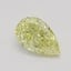 0.36 Ct. Fancy Yellow Pear Diamond