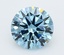 3.21 Ct. Fancy Vivid  Blue Round Lab Grown Diamond
