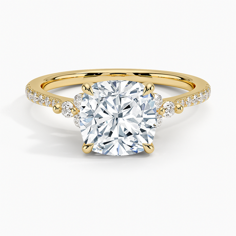 Trio Cluster Pavé Diamond Ring