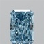 1.01 Ct. Fancy Vivid Blue Radiant Lab Grown Diamond