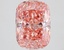 3.33 Ct. Fancy Vivid Pink Cushion Lab Grown Diamond