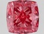 3.06 Ct. Fancy Vivid Pink Cushion Lab Grown Diamond