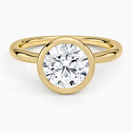 Freesia Bezel Solitaire Ring