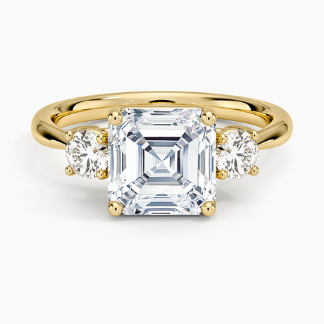 Serena Three Stone Diamond Ring - Brilliant Earth