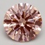 3.06 Ct. Fancy Intense Pink Round Lab Grown Diamond