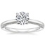 Platinum Liliana Diamond Ring, smalltop view