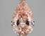 2.52 Ct. Fancy Intense Pink Pear Lab Grown Diamond